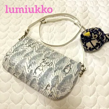 [ 하나뿐인 ] 763 양면 lumiukko 숄더백 루미유코 화이트