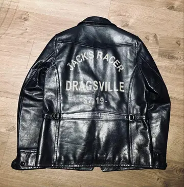 레어 GANGSTERVILLE 30s40s 호스 가죽 카 코트