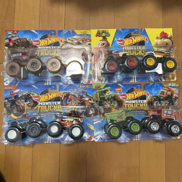 미개봉 새상품 HotWheels 돈키콩 vs 쿠파 몬스터 트랙 8개