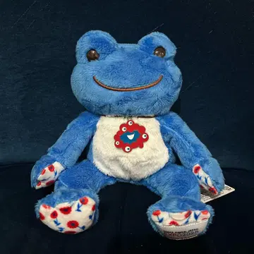 개구리 피클스 만박 미야쿠미야쿠 콜라보 비니 인형 블루