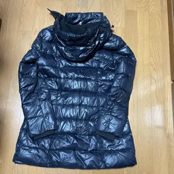 Armani Jeans 후드 부착 다운 자켓 네이비