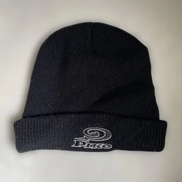 PIKO 90s 로고 자수 비니 캡 니트 모자