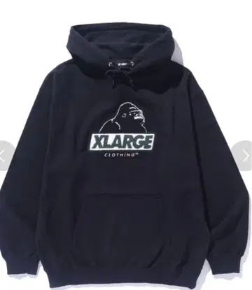 XLARGE 블랙 후드티 S