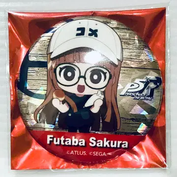 페르소나 5 로얄 아르베이커 사쿠라 후타바 캔뱃지 홀로그램