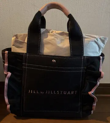 JILL by JILLSTUART 블랙 핑크 토트백