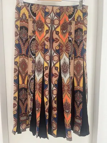 이탈리아제 ETRO 에트로 플리츠 스커트 42