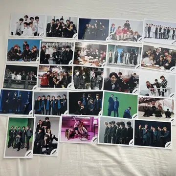 SixTONES 집합 사진 공식 25장 세트