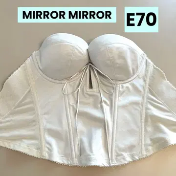 mirrormirror 브라이덜 이너 E70 백리스 뷔스티에