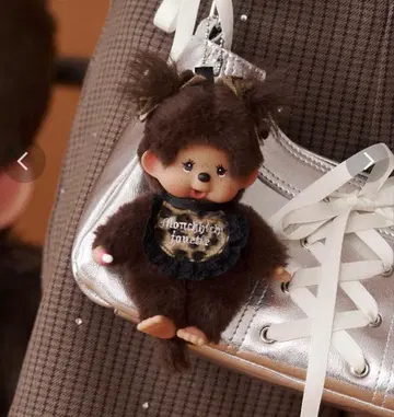 [ monchhichi x jouetie ] 레오파드 키체인