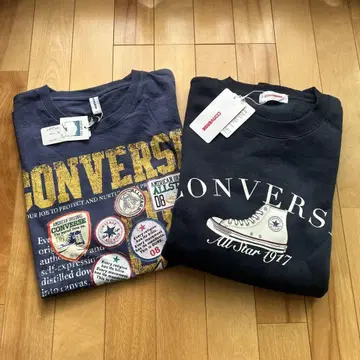 converse 남성용 트레이닝복 & T셔츠 세트