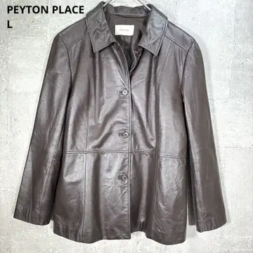 PEYTON PLACE 파이브 폭스 가죽 자켓 L