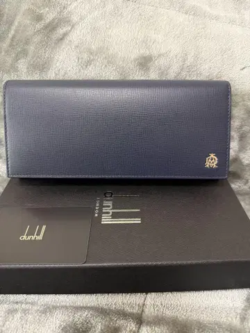 dunhill 네이비 장지갑