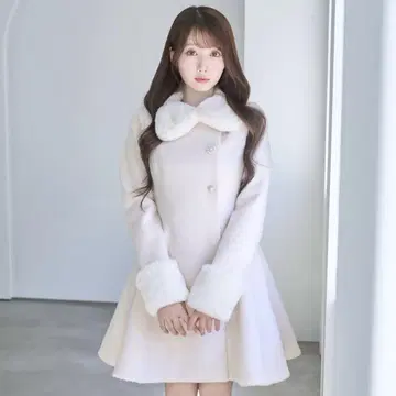 rosemuse tippet set flare coat 로제뮤즈