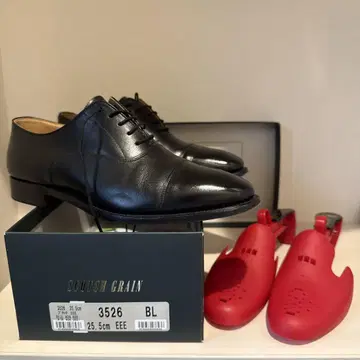 컨디션 최상 스코치 그레인 아슈란스 블랙 25.5cm EEE