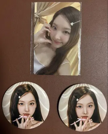 TWICE 나연 특전 트레이딩 카드 캔뱃지 세트