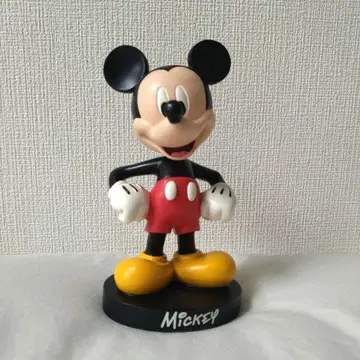 미키마우스 흔들 목 인형 피규어 약 15cm