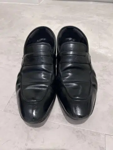 REGAL 블랙 로퍼 25.5