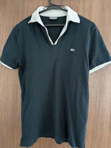 LACOSTE 네이비 피케 셔츠 사이즈 3