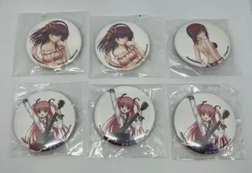 AngelBeats! 엔젤비츠 나카무라 유리 유이 이와사와 마사미 캔뱃지
