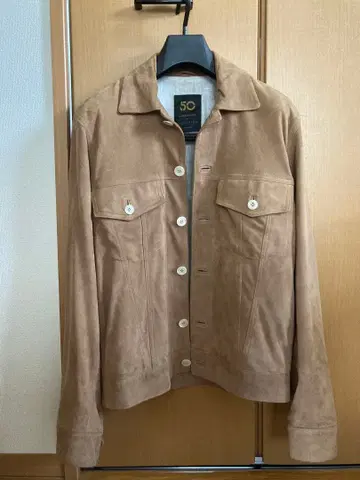 CINQUANTA 스웨이드 트래커 자켓