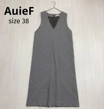 AuieF 아위이에프 하운드투스 오버롤 스커트 원피스