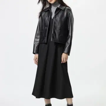 UNIQLO 브러쉬드 저지 원피스/긴 길이