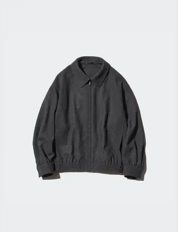 다크 그레이 집업 자켓