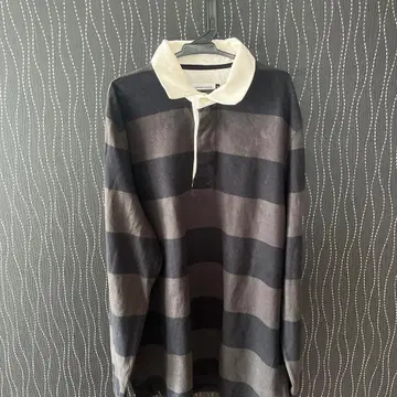 POP TRADING COMPANY 스트라이프 피케 셔츠