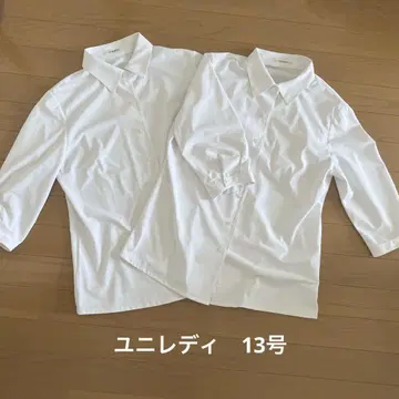 2장 세트 UNILADY 13호 7부 소매 블라우스 셔츠 사무복