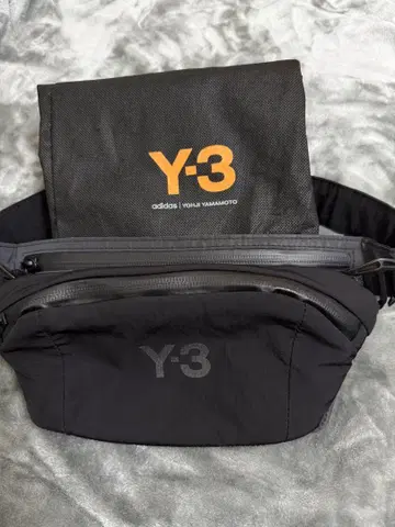 Y-3 바디백 블랙
