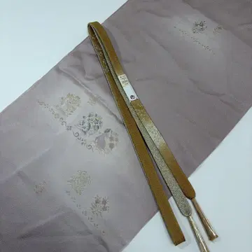 미사용 오비 장식 천 허리띠 세트 순수 실크