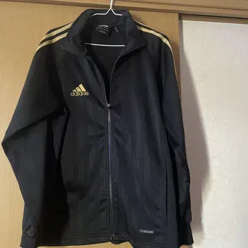 adidas 스트라이프 저지 S 사이즈 블랙