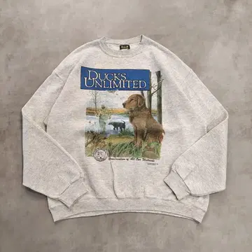 골든 리트리버 애니멀 맨투맨 개 90s USA제 XL 16442