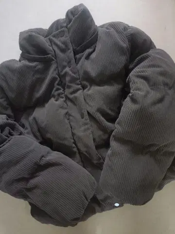 지유 코듀로이 점퍼 브라운 L