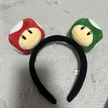 [USJ 한정판] 머리띠 슈퍼 버섯 1UP 버섯