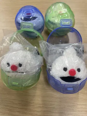퍼펫 순순 가챠가챠 앞머리 클립 논논 4개 세트