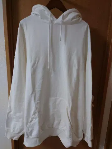 Keboz 후드 부착 후드티 XXL 화이트