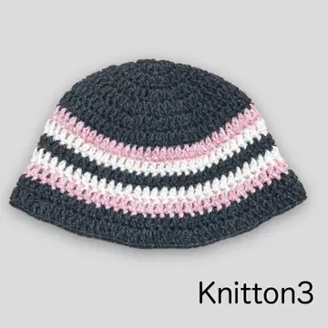 버킷햇 손뜨개질 구제 의류 레어 크로셰 모자 크러셔 모자