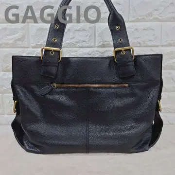 GAGGIO 가죽 핸드백 숄더 가능 A4 수납 비즈니스에도