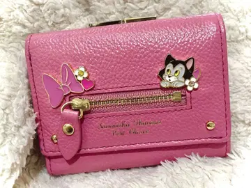 사만다 타바사 쁘띠 초이스 3단 폴더형 지갑 미니 피가로 디즈니 콜라보