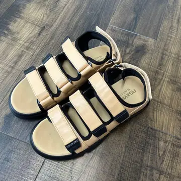 새상품급 FIG&VIPER BLACK LABEL 샌들 베이지 사이즈 M