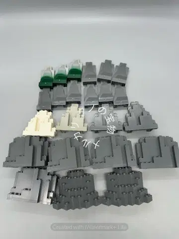 정품 올드 레고 레고 바위 산 파츠 23개