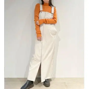 [ emmi atelier ] 프론트 지퍼 오버롤 스커트