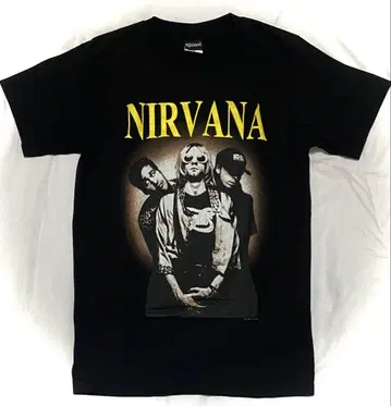 NIRVANA T셔츠 M 사이즈 against 블랙