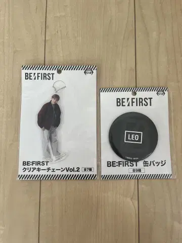 BE:FIRST 클리어 키체인 Vol.2 & LEO 캔뱃지