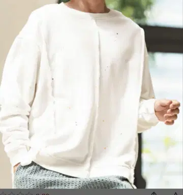 CAMBIO 칸비오 Paint 맨투맨 풀오버