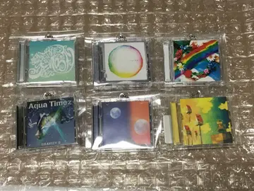 Aqua Timez 미니어처 CD 키링 6개 세트