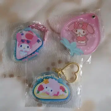 마이멜로디 아크릴 키링 3개 세트