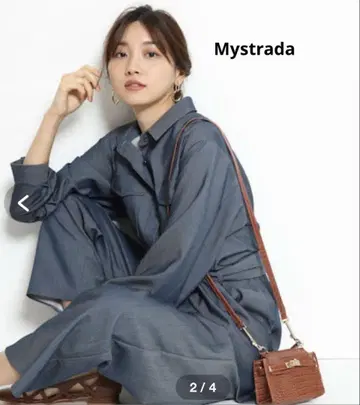 새상품급 Mystrada 마이 스트라다 점프수트 데님