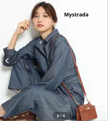 새상품급 Mystrada 마이 스트라다 점프수트 데님